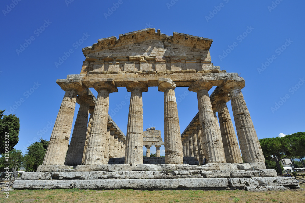 Paestum, Italia, Tempio di Atena