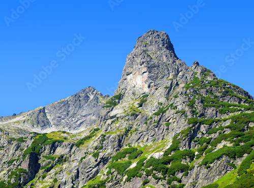 Mountain Jastrabia veza in High Tatras, Slovakia.