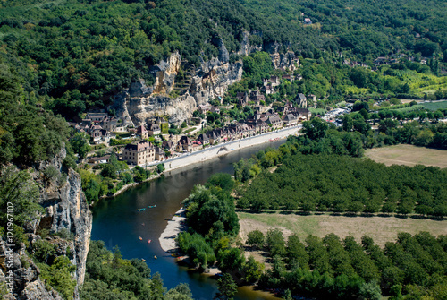 Wallpaper Mural The Village of La Roque Gageac as Seen from the Gardens of Marqueyssac. HDR processing Torontodigital.ca