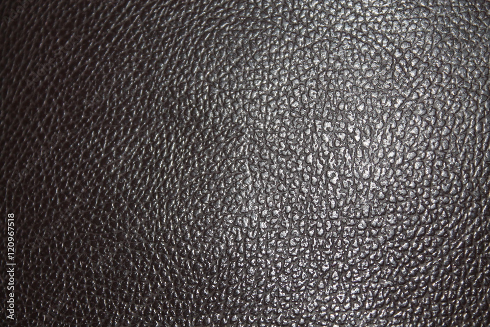 Segment of qualitative black leather Segment of qualitative black leather