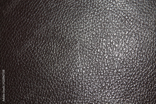 Segment of qualitative black leather