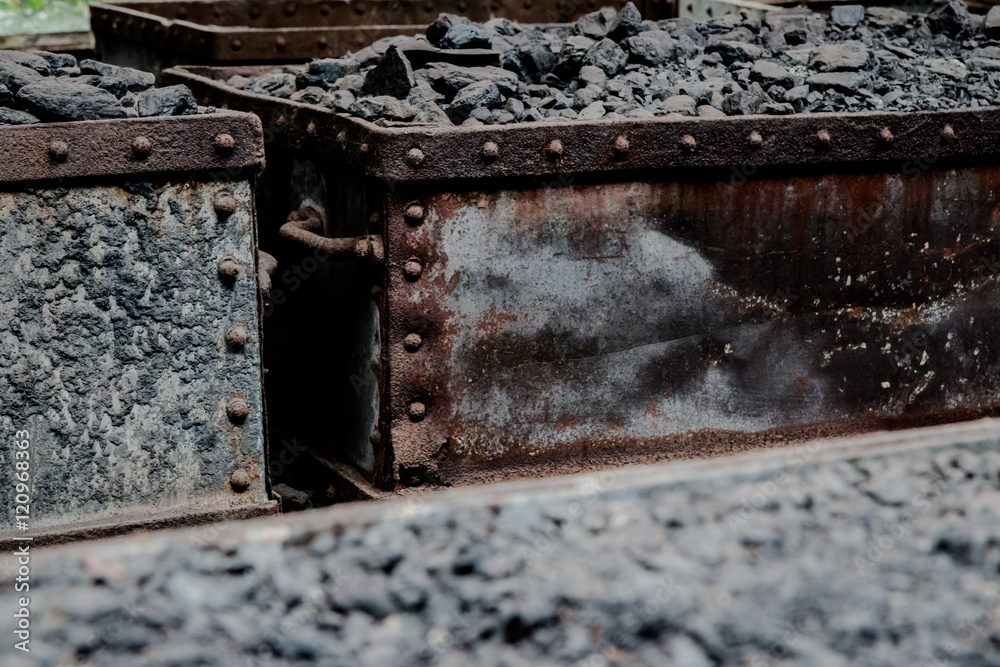 Lot De 4 Wagonnets De Mine MINITRAIN En Boîte - Voie étroite HOe - Occasion