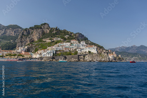 Wybrzeże wyspy Capri we Włoszech