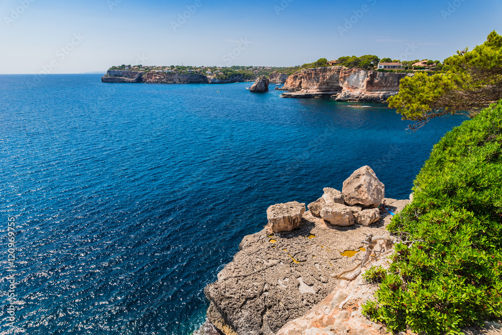 Spain Coastline Panorama Majorca Island