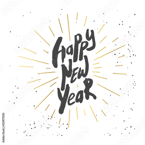 Decorative Greeting Card with handdrawn lettering