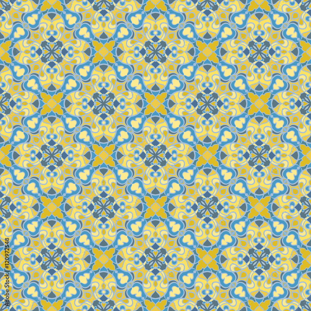 Seamless floral ornament Seamless floral ornament