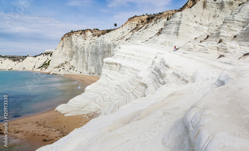 The white cliff called "Scala dei Turchi" in Sicily, near Agrige © Nikolai Korzhov