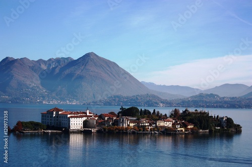 Sasso del Ferro and Isola Bella at Lake Maggiore, Piedmont Italy