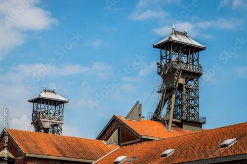 Fotografía Bâtiments et Chevalements de la mine de charbon