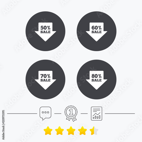 Free Download Sale arrow tag icons. Discount symbols. - GFXLoad