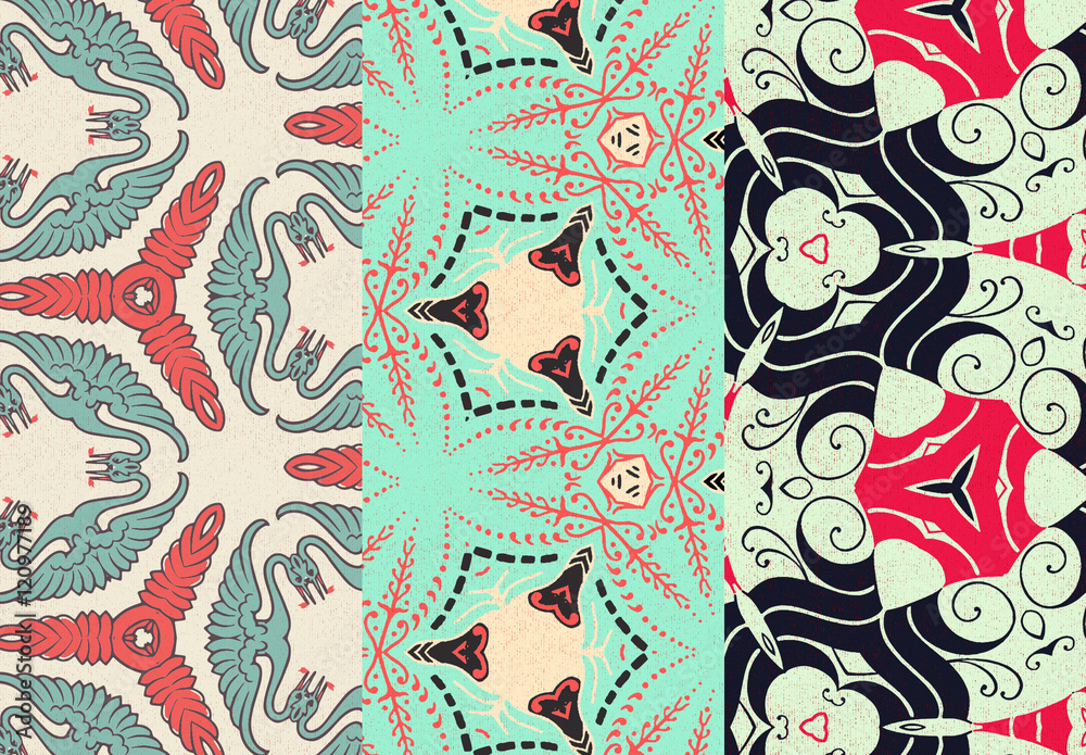 Retro Patterns Stock Template | Adobe Stock
