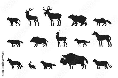 Animals icons set vector © ~ Bitter ~