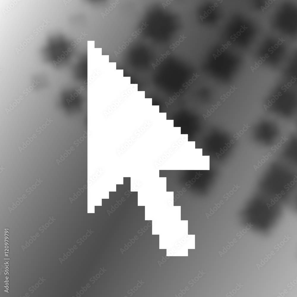 Fototapeta premium Vector arrow cursor icon