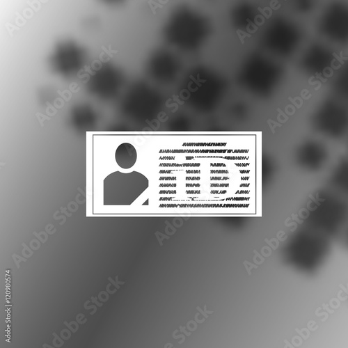 ID card icon