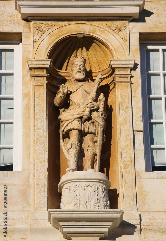 Statue at Coimbra University, Portugal
