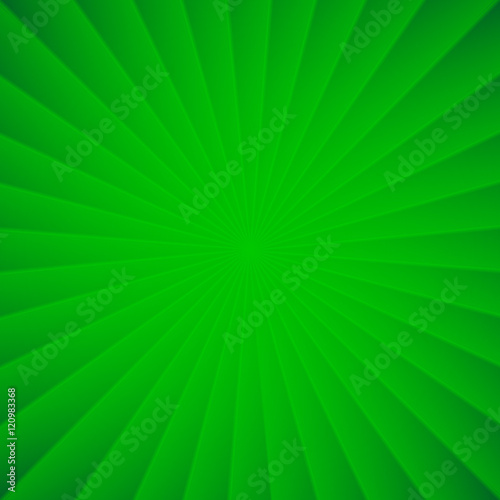 Green rays circle vector carnival squared background