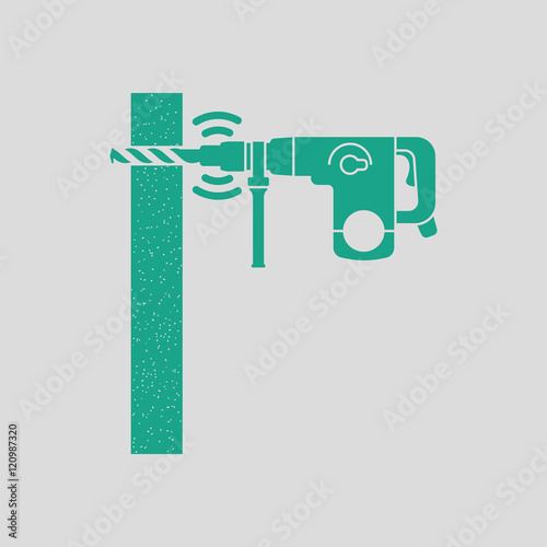 Icon of perforator drilling wall