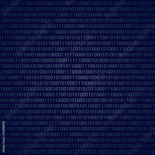 Abstract binary code background , Vector