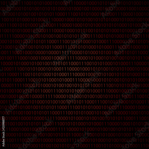 Abstract binary code background , Vector