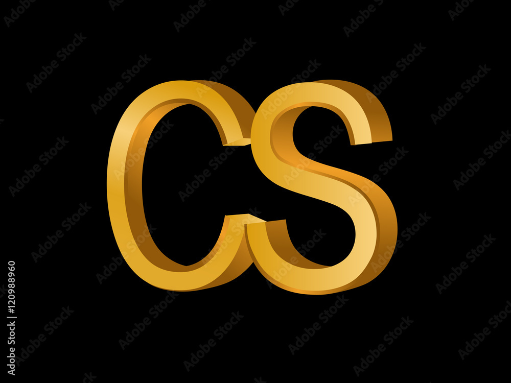 CS Initial Logo for your startup venture