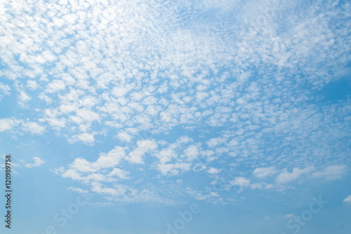 blue sky landscape and cloud motion beautiful vivid in nature with copy space.