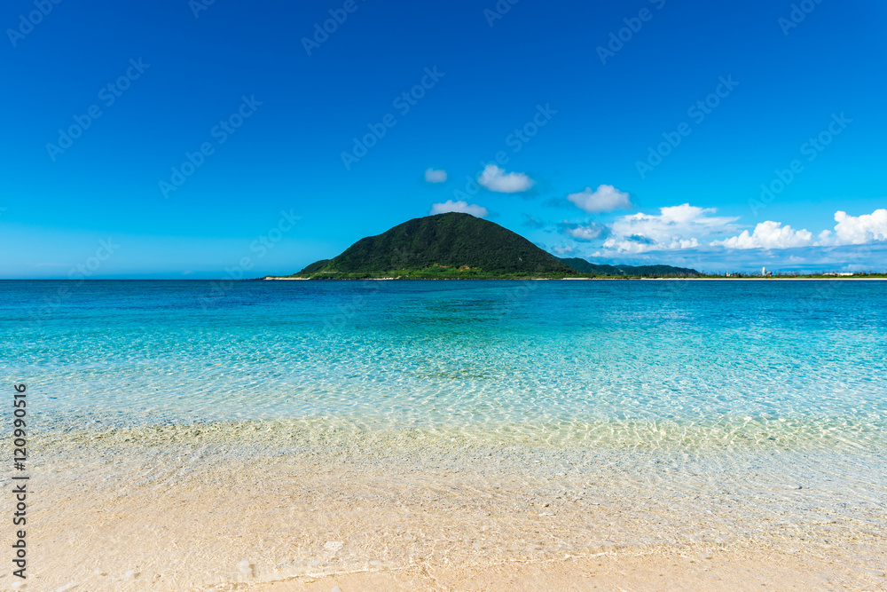 Beach, Sea, landscape. Okinawa, Japan, Asia.