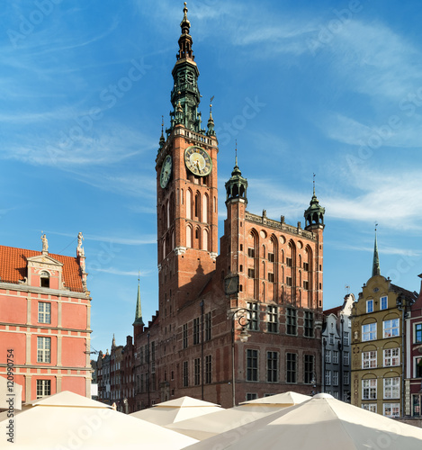 Old Town Hall in Gdansk, Poland