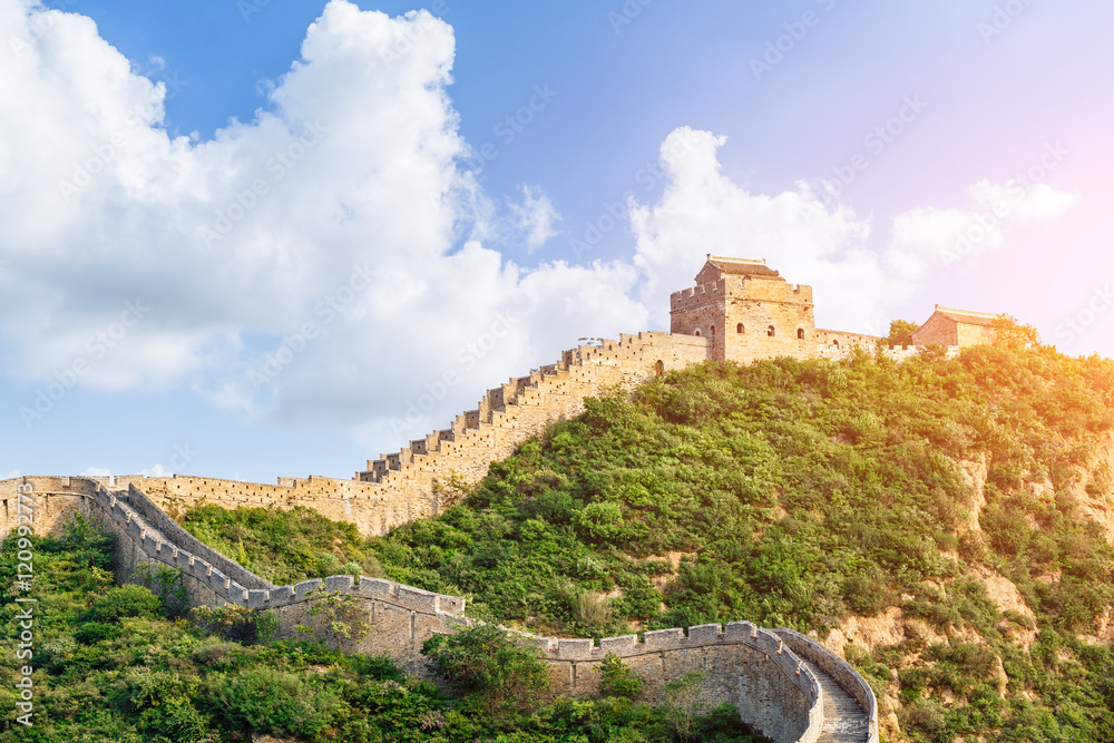 The famous Great Wall of China,jinshanling
