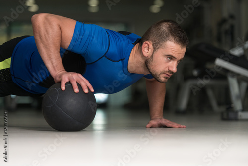 Pushups With Medicine Ball