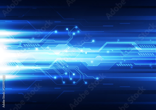 abstract vector hi speed internet technology background illustration