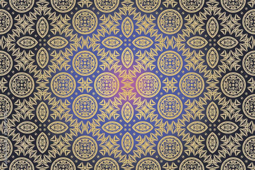 Geometric Ethnic pattern design for background,carpet,wallpaper,clothing,wrapping,Batik,fabric,Vector illustration