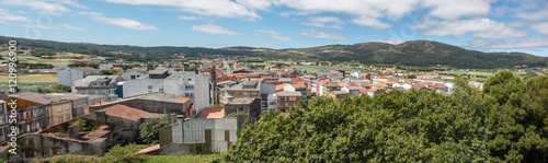 Panorama Vimianzo Galicien (Galicia) Spanien