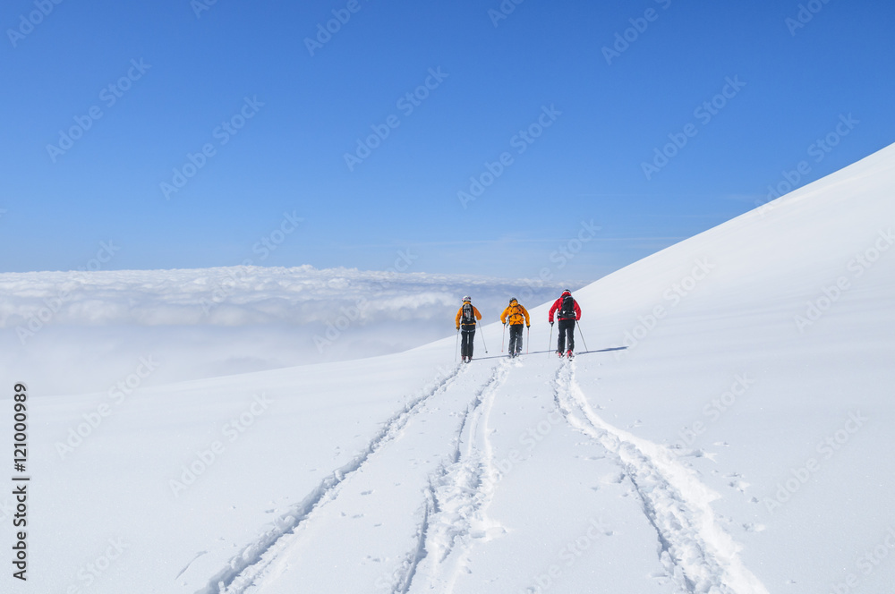 Freerider über den Wolken