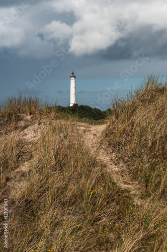 Lighthouse in the dunes  