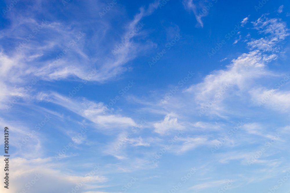 blue sky with cloud background