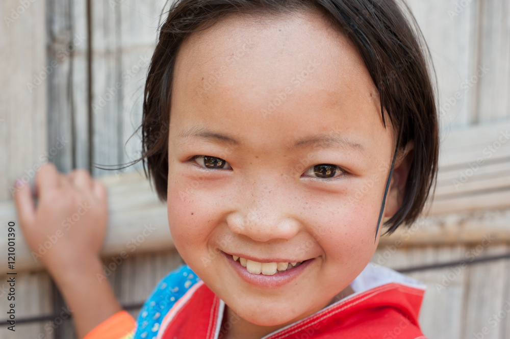 Portrait of Dara Ang Girl Smiling Portrait of Dara Ang Girl Smiling