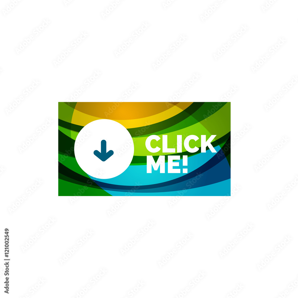 Abstract rectangle button template Abstract rectangle button template