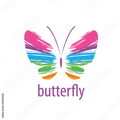 vector butterfly logo