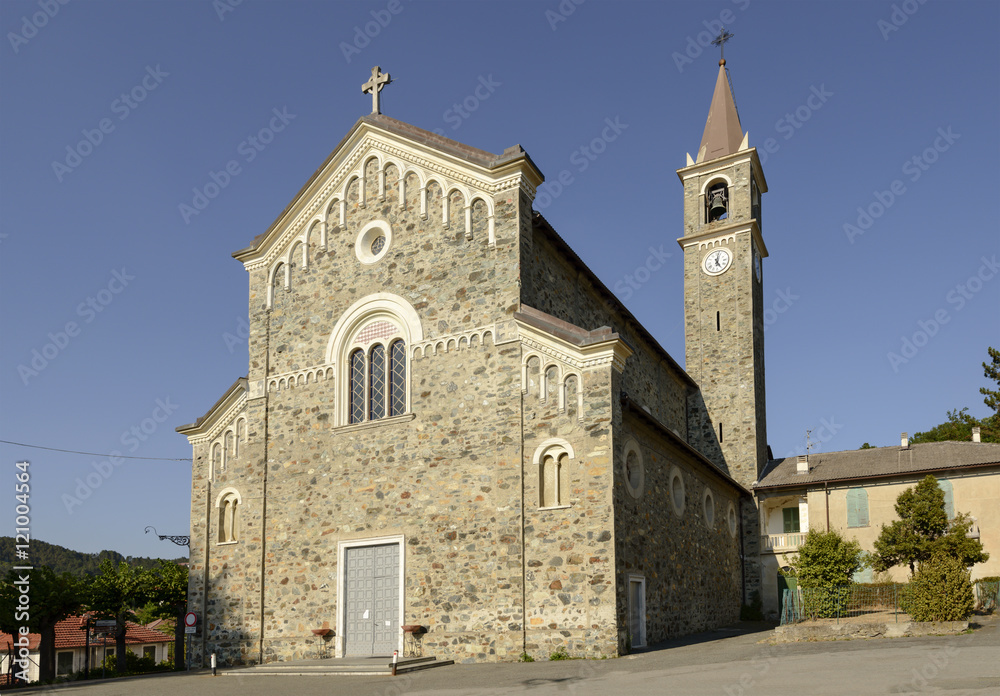 San Bernardo church, Tiglieto, Italy