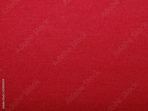 текстура насыщенной  красной ткани из хлопка  