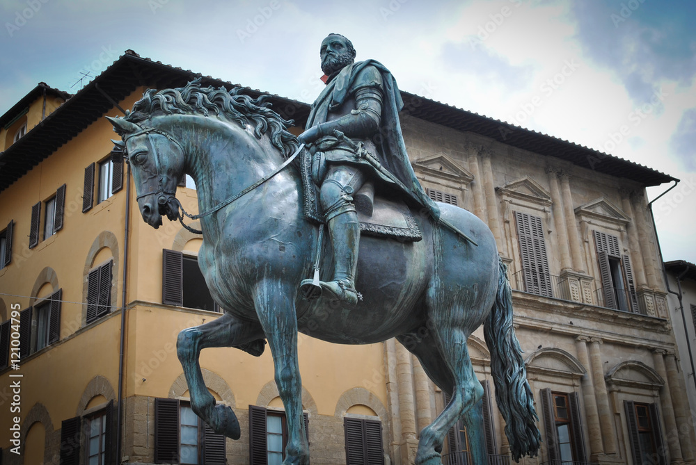 Obraz premium Uomo a cavallo