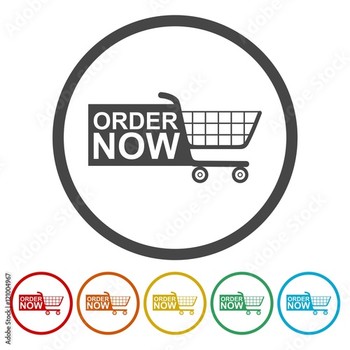 Web elements for ecommerce, Shopping cart icon