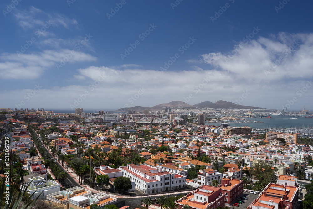 Panorama of Las Palmas de Gran Canaria