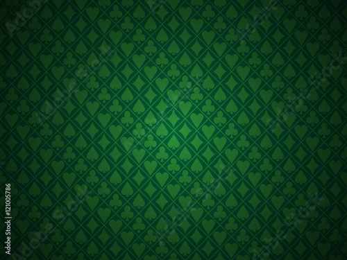 Poker green background