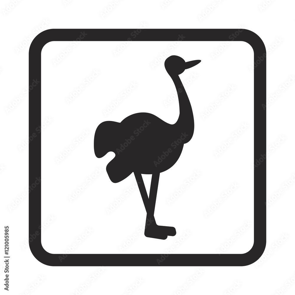 Naklejka premium bird icon