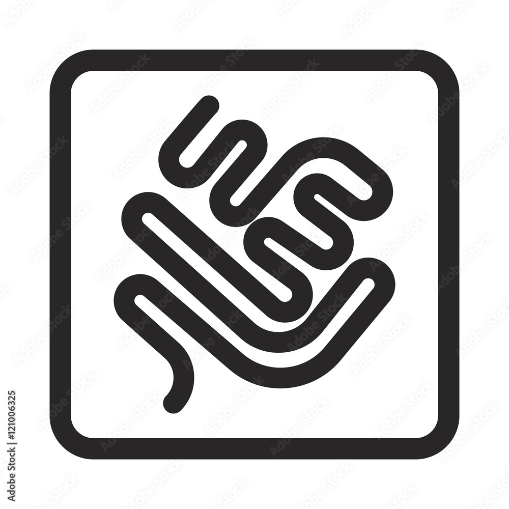 Obraz premium human organs icon