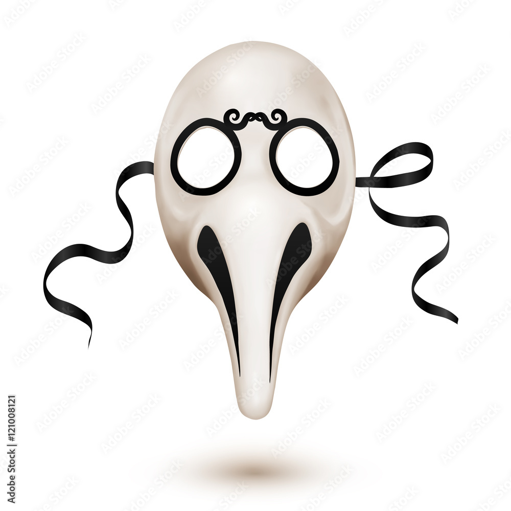 Traditional Venetian carnival mask - doctor plague