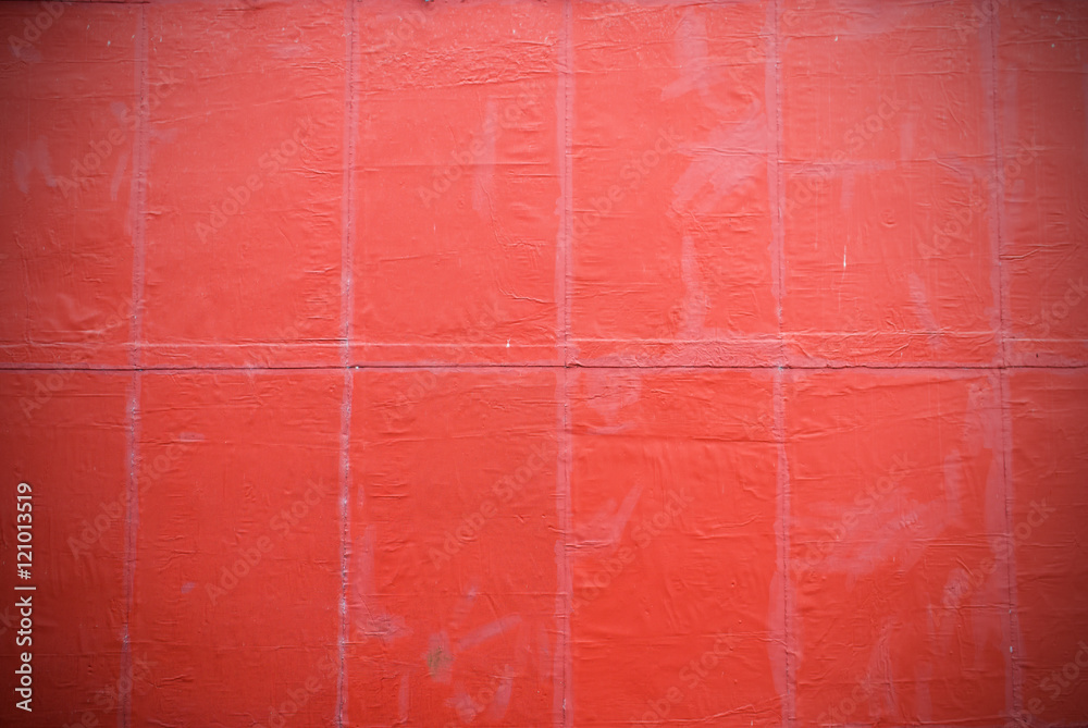Fototapeta premium Hintergrund rote verputzte Mauer