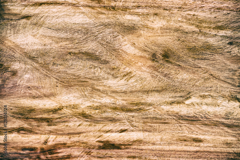The surface of the wood cut by chainsaw The surface of the wood cut by chainsaw