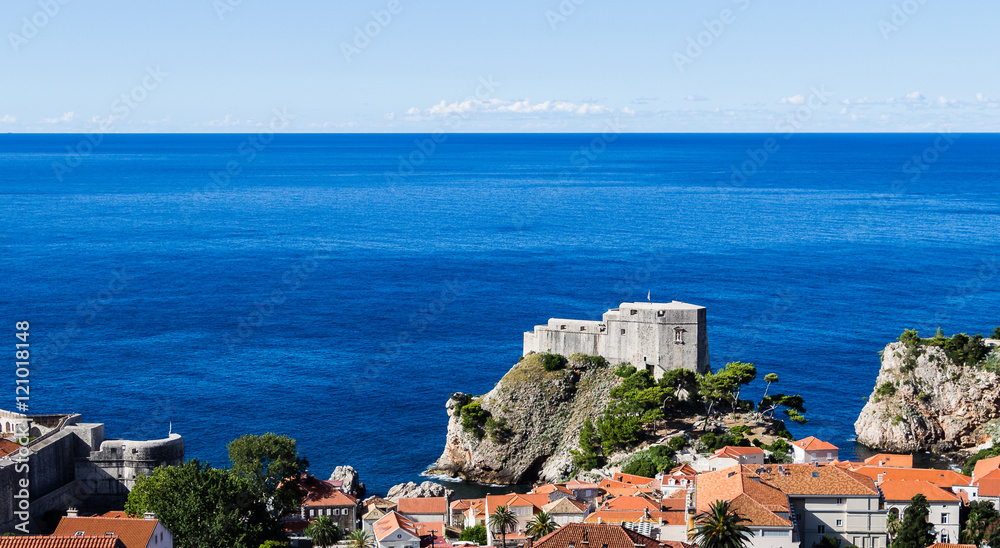 Fort Lovrijenac in Dubrovnik coast, Croatia